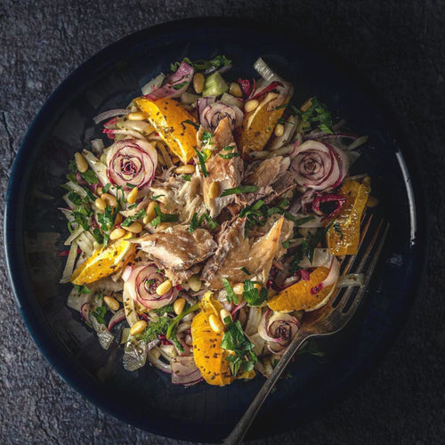 Mackerel, Fennel and Orange Salad ⁣with Mara Seaweed Kombu