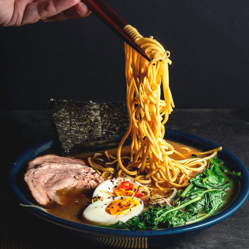 Pork and Chicken Ramen with Mara Seaweed Kombu