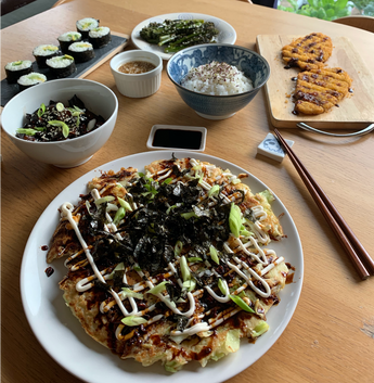 Okonomiyaki with Shony