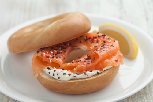 Smoked Salmon Bagel with Mara Seaweed