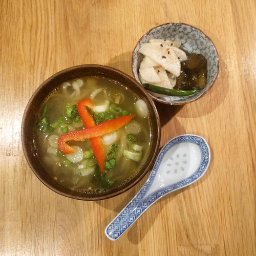 Miso Soup with Kombu Flakes or Strips