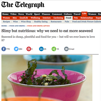 The Telegraph: Why We Need To Eat More Seaweed